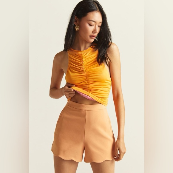 NWOT - Pilcro by Anthropologie Ruched Reversible Tank - Size M - Picture 4 of 5